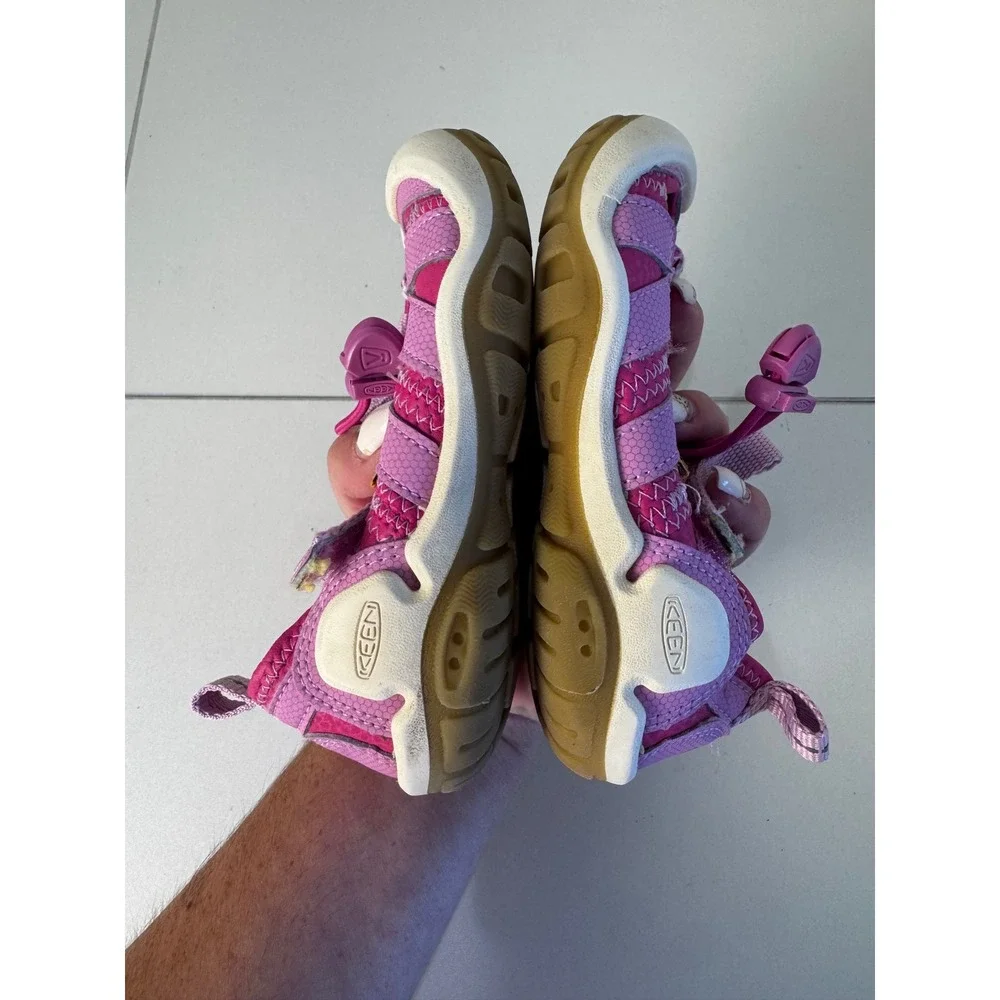 Keen Seacamp II CNX Pink Purple Toddler Kids Size 9 Waterproof Washable Sandals